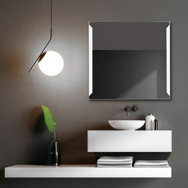 Espejo led retroiluminado Hermes negro 60X80 cm 