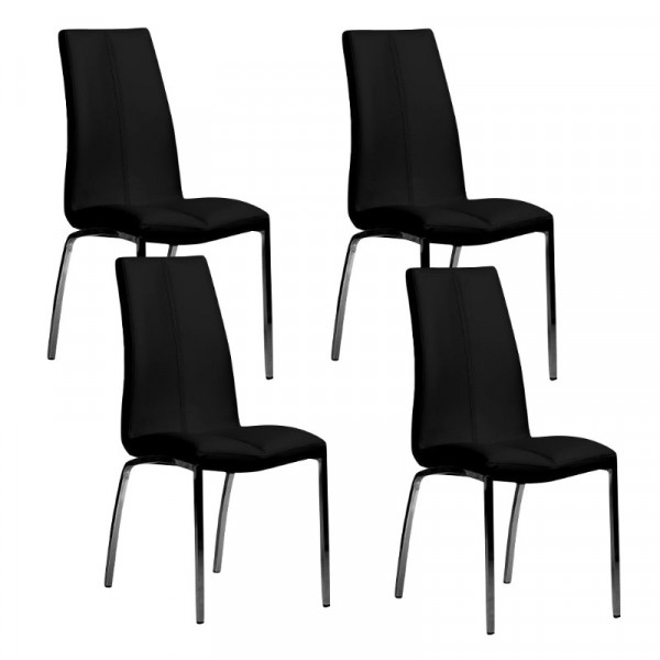 Pack 4 sillas Marian negro