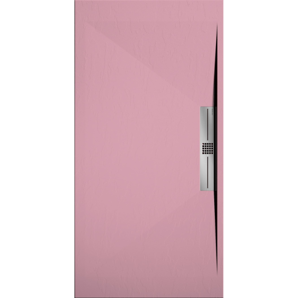Plato de ducha carga mineral Stone Side Pizarra Rosa RAL 3015
